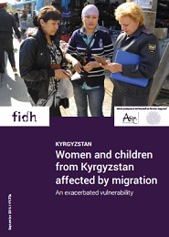 Women and children from Kyrgyzstan affected by migration