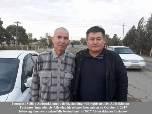 Uzbekistan: 2 Activists Freed, Others Arrested Guarantee Freedom to Express Critical Views