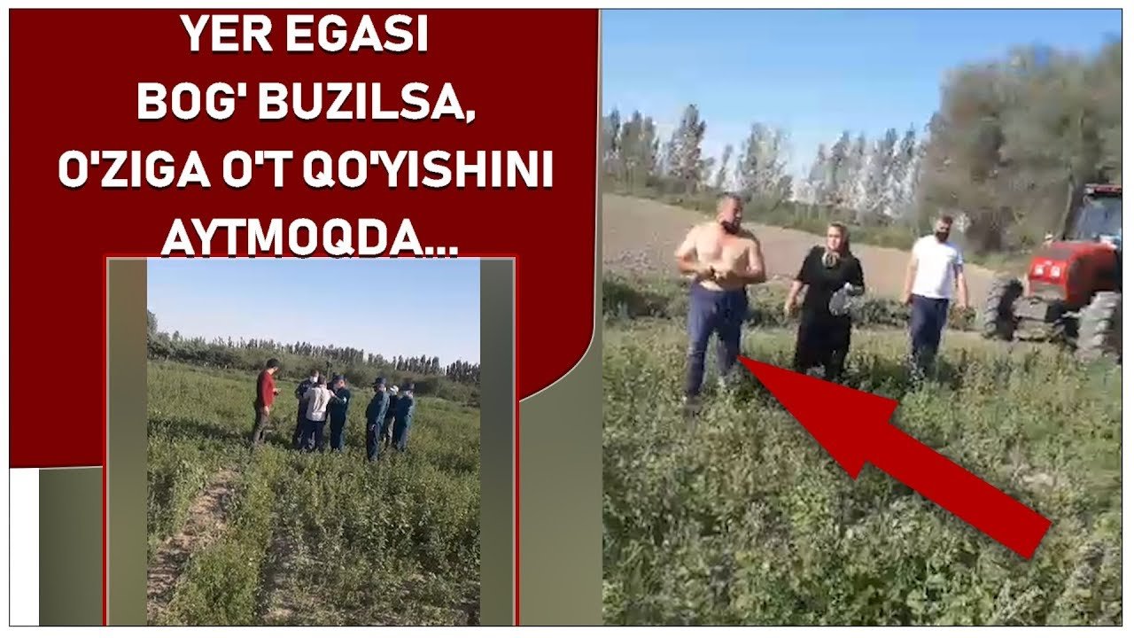 Yer egasi bog’ buzilsa, o’ziga o’t qo’yishini aytmoqda… #human human хуман yangiliklar