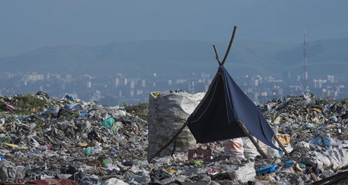 Бишкекский мусорный полигон