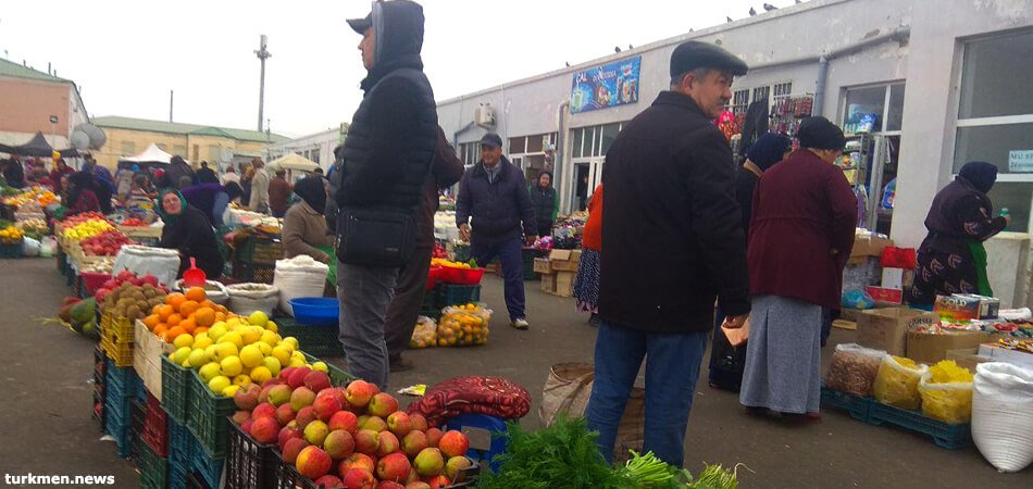 Бай базар в Туркменистане, город Дашогуз